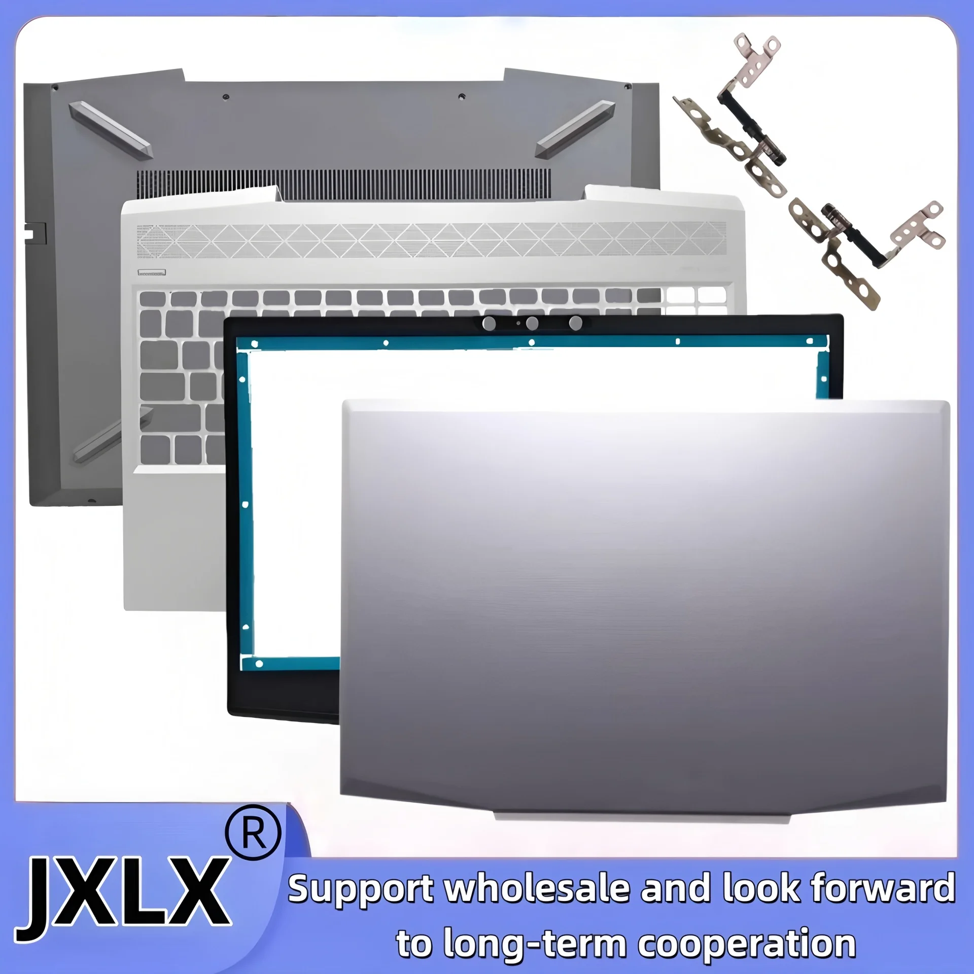 JXLX® New for HP ZBook 15v G5 ZHAN 99 G1 TPN-C134 Laptop LCD Back Cover Top Case/Front Bezel Cover/Bottom Base Cover/Hinge