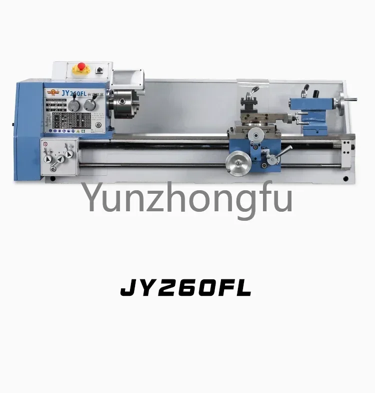 Jy260fl High Precision Household Small Lathe Desktop Machine Tool Multifunctional Teaching Metal Lathe