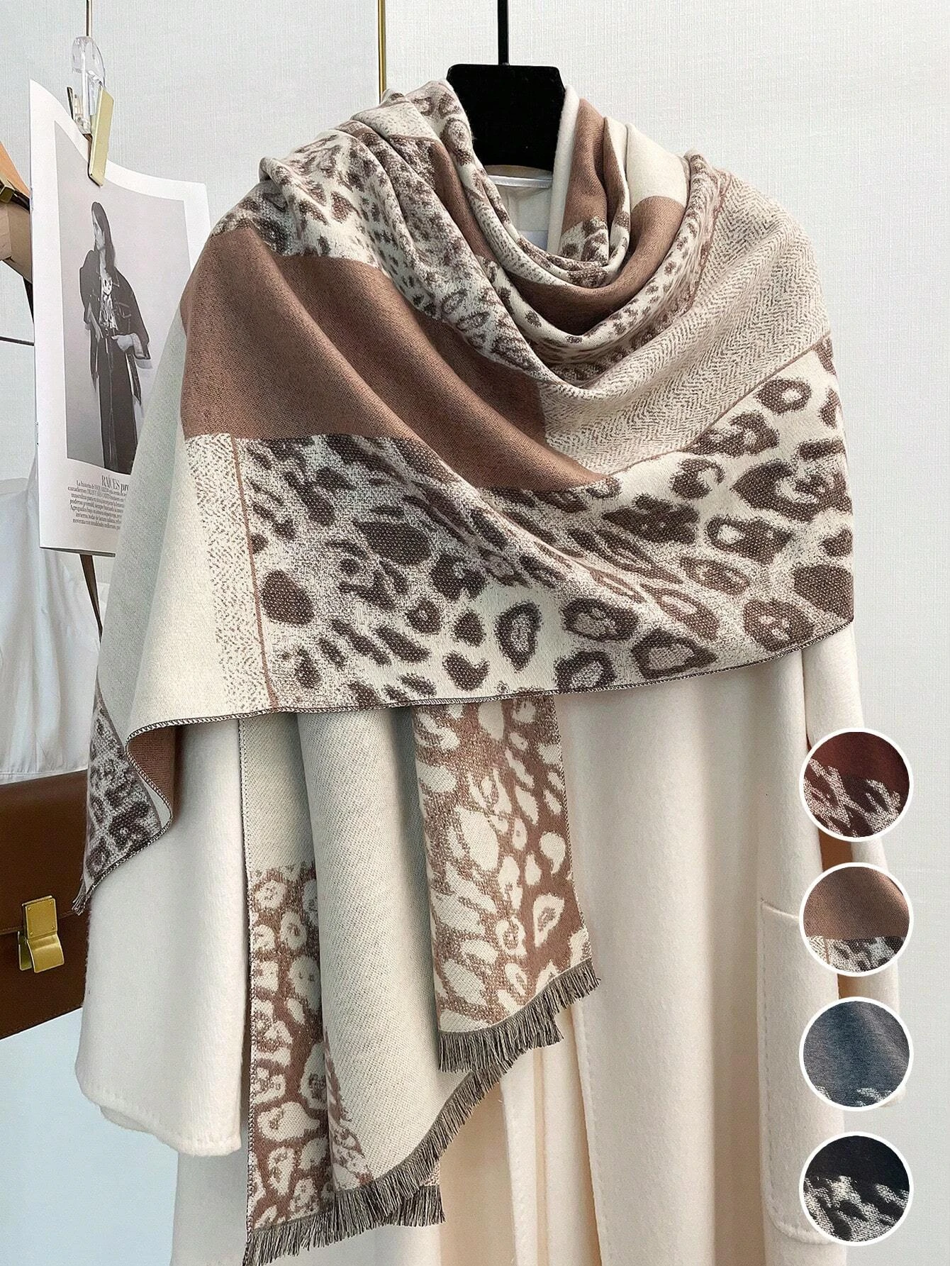 Winter Design Pashmina Decke Kaschmir Schal für Frauen Warme Dicke Tücher und Wraps Poncho Weibliche Bufanda Echarpe Quaste Schalldämpfer