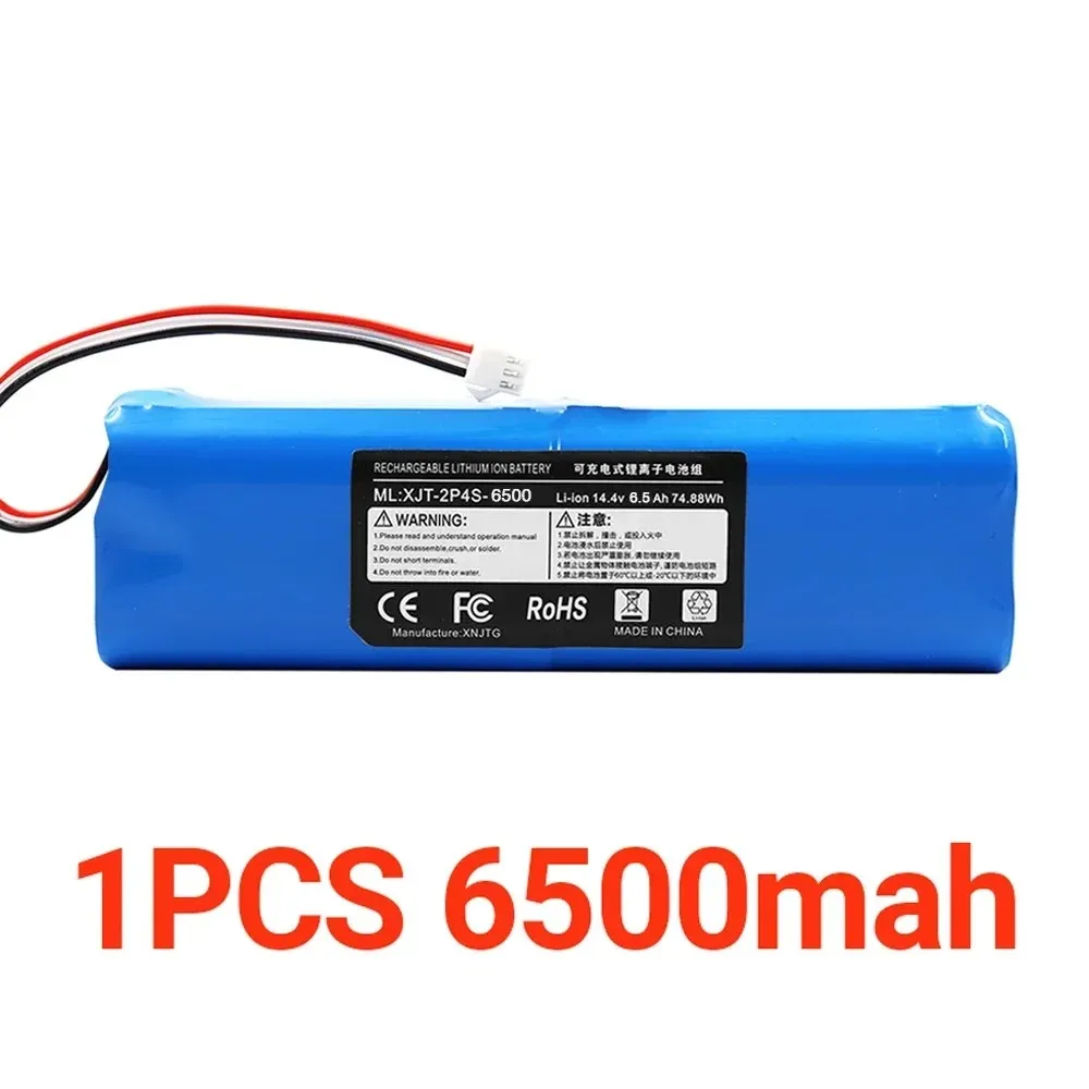 

14.4V Vacuum Cleaner Battery 12.8mAh For XiaoMi Lydsto R1 Robot Vacuum Cleaner R1 Battery Pack with Capacity Battery replace