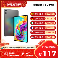 Teclast T50Pro MTK G99 Tablet 11 Inch 2K Display Max 16GB RAM 256GB ROM Android 13 8000mAh Fast Charging 4G LTE Face Unlock