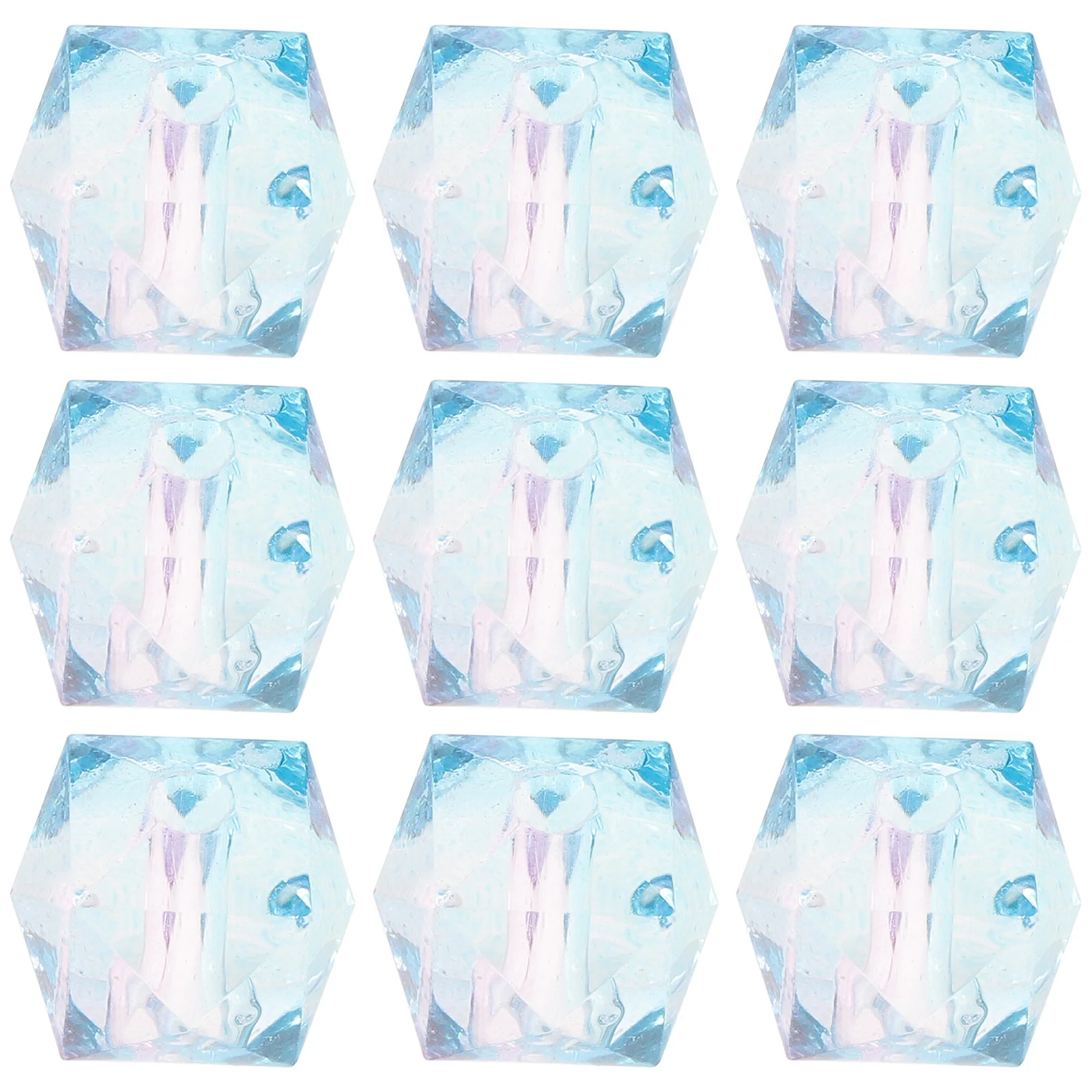 200 szt. Dwukolorowe, malowane koraliki akrylowe do samodzielnego tworzenia biżuterii, materiały do wyrobu naszyjników, bransoletek, ozdób do włosów, koraliki rzemieślnicze.