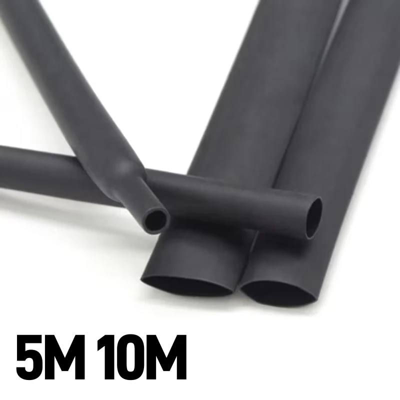 4:1 Heat Shrink Tubing Dual Wall Adhesive Lined Electrical Insulation Sleeve for Wire Cable Waterproof Sealing 4-20mm 5M 10M