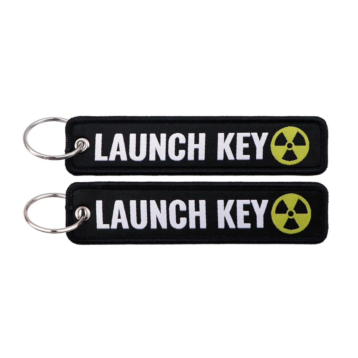 "DO NOT TOUCH" Warning Quotes Key Tag Keychain