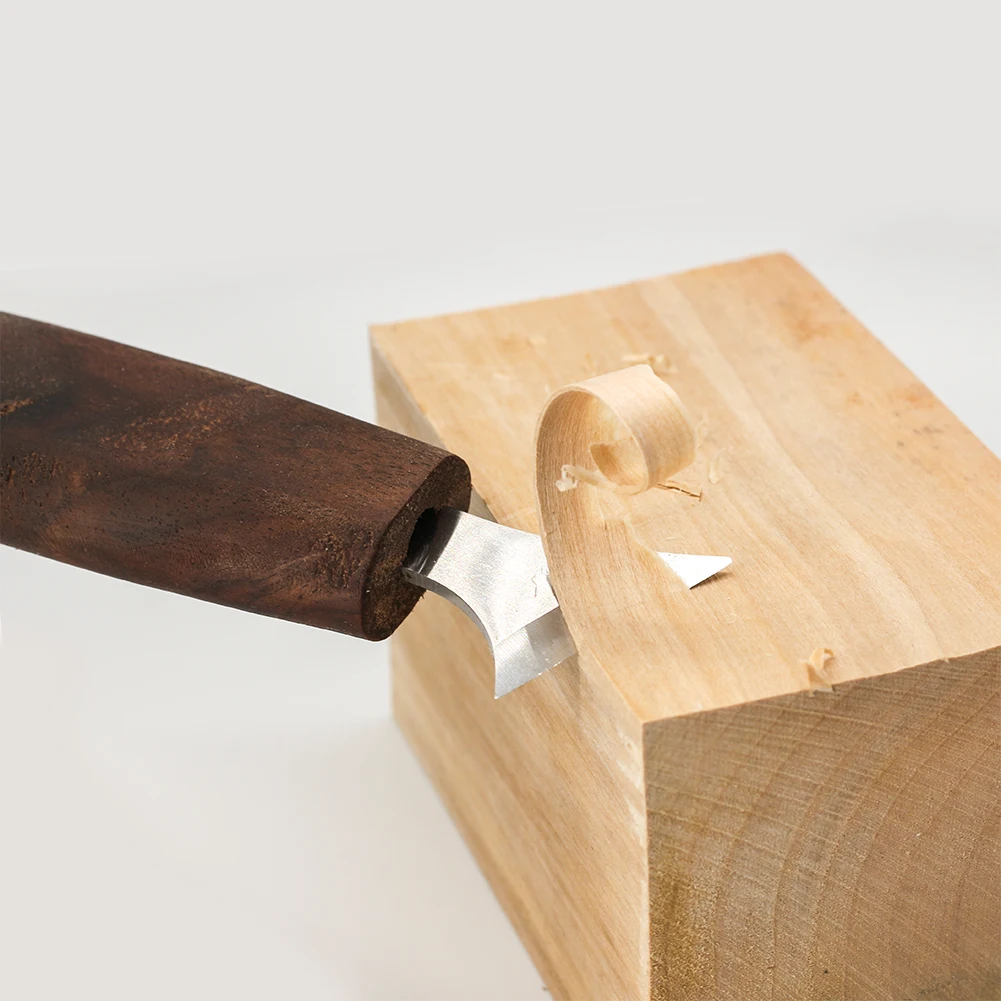 7PCS ไม้แกะสลักเครื่องมือแกะสลักตะขอมีด Whittling มีดชิปแกะสลักมีด Sharpener สำหรับผู้เริ่มต้นชุดงานไม้