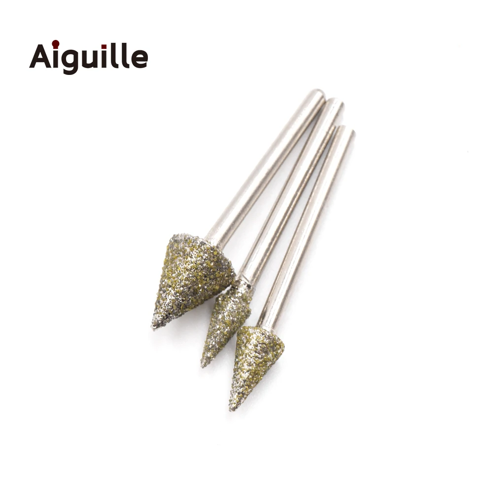 Mèches à éplucher les métaux pour meulage diamant, point de meulage, travail de la pierre, diversifier les mèches, 4mm, 5mm, 6mm, 8mm, 10mm, 60 #