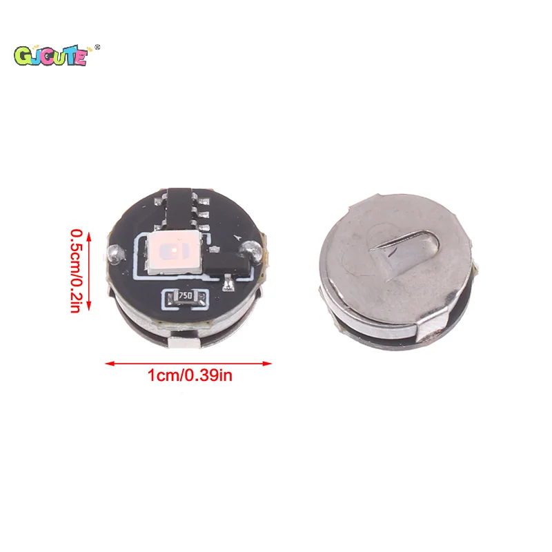 مصباح التحكم المغناطيسي الملون مصباح LED لاسلكي مصباح التعريفي المغناطيسي + بطارية زر لتقوم بها بنفسك اللعب روبوت نموذج المناظر الطبيعية