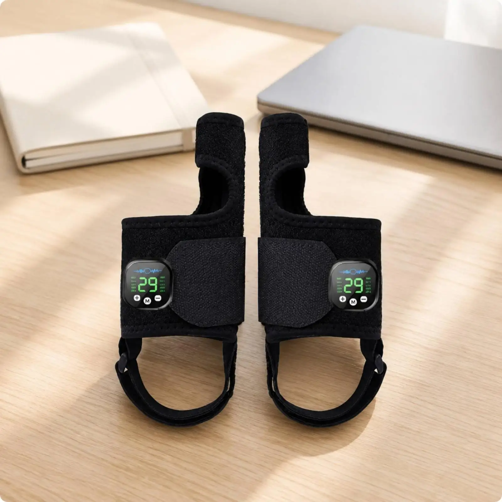 Toe Alignment Support Brace for Daily Wear with Gentle Current Massage and Digital Control