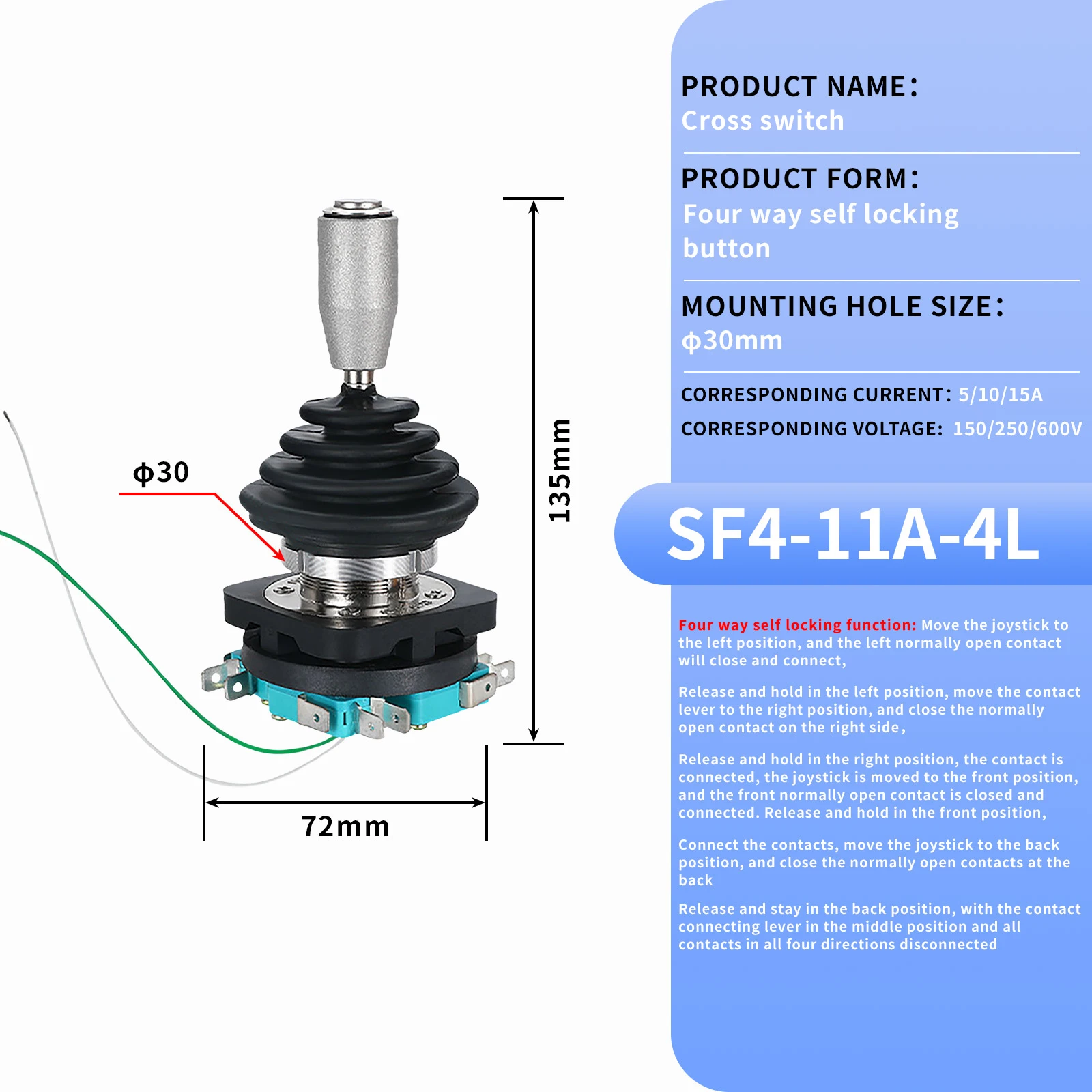 Variant: fourway self locking
