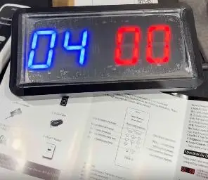 6-Digit LED Electronic Score Keeper Scoreboard with Remote Digital Scoreboard Scoreboard Team Sports Football For Basketball