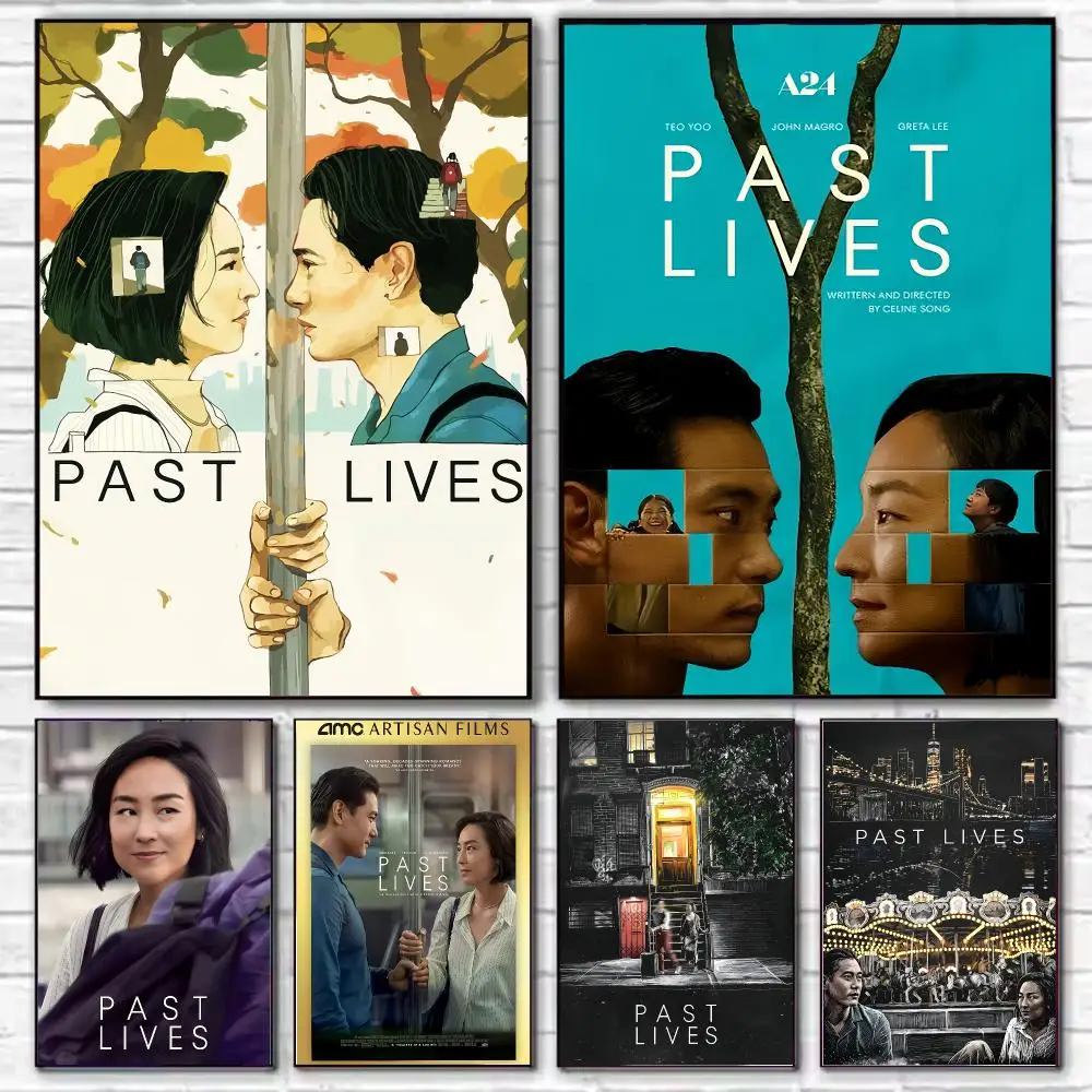Movie P-Past Lives cinematic romance Poster HD Art Decorative Wall Art Waterproof Home Décor Gift