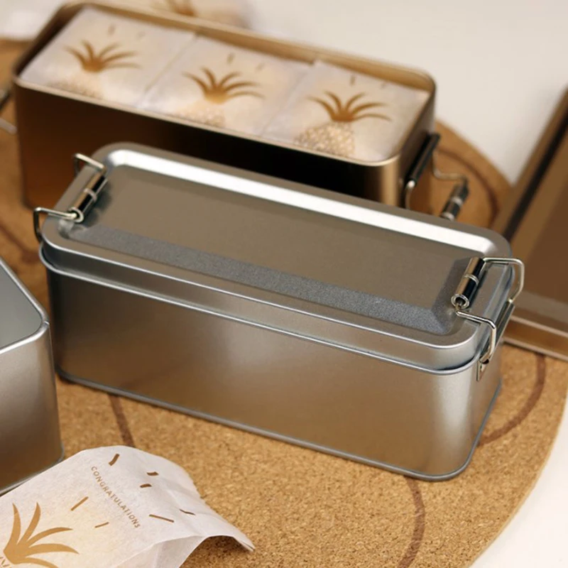 Metal Cookie Tins Suitcase Storage Tin Candy Cookie Box With Lid Gift Boxes Organizer Storage Cans For Jewelry Chocolate