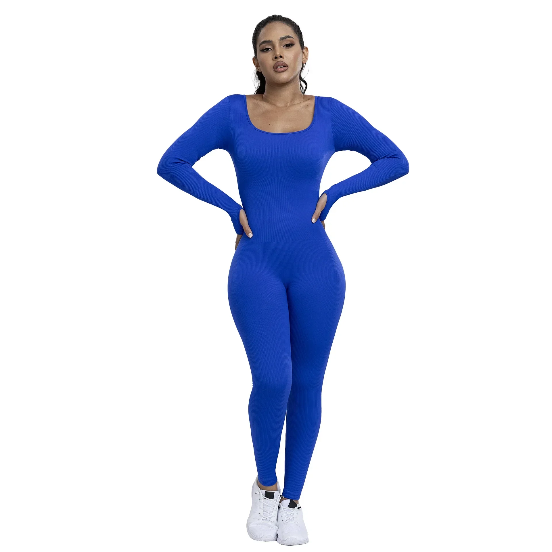 Women Sports Jumpsuits Workout Clothes Gym Yoga Sets Tracksuit Seamless Long Sleeve Sportswear Pilates Outfits Fitness leggings