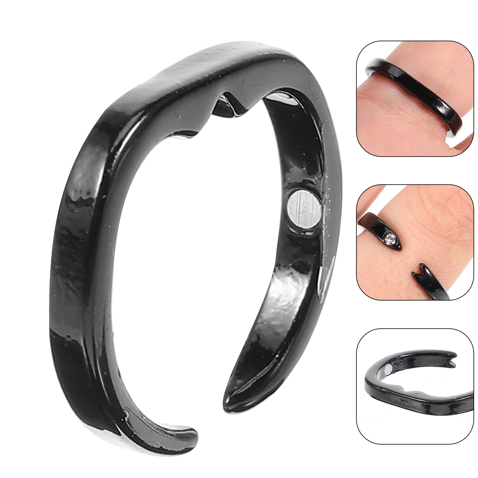 Open Finger Rings Weight Loss Magnetic Health Decor Opening Glove Clips for Kids Unisex Men and Women