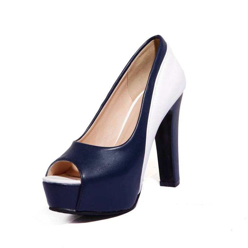 أحذية نسائية أنيقة من Zapatos De Mujer صنادل كعب عالي سوداء للحفلات والمكتب مفتوحة من الأمام للصيف مقاس كبير 44 45 T8608 #1