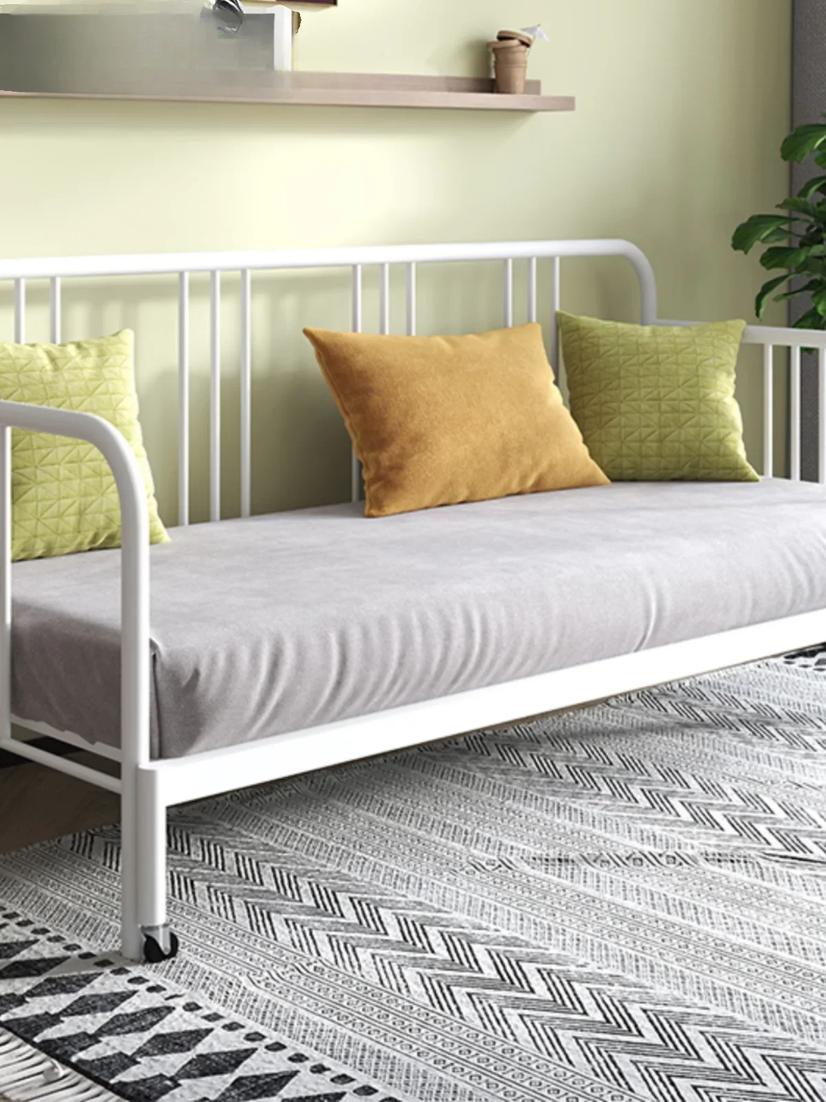 

Простой диван-кровать, складной, двойного назначения, гостиная, спальня, односпальная кровать, выдвижная, для сидения и сна, маленькая квартира