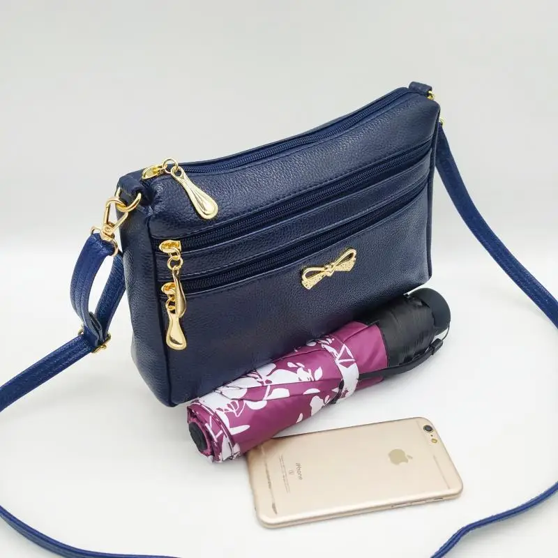 Women's Square Bag Shoulder Bags New Fashion Middle Aged Mom Crossbody Bags Small Square Bag Leisure Versatile Zipper Bags ﻿