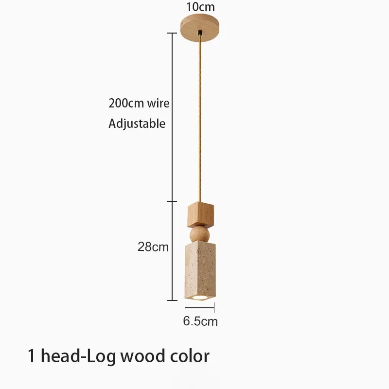 Wabi-sabi Style Natural Stone Pendant Lights Modern Bedside LED Hanging Lamps Kitchen Island Counter Staircase Decor Chandeliers