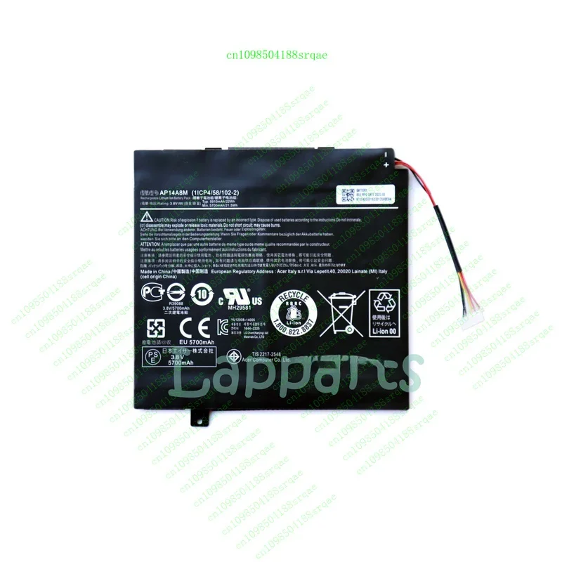 

AP14A8M AP14A4M New Original Battery for Acer Aspire Switch 10 SW5-011 SW5-012"% Test"