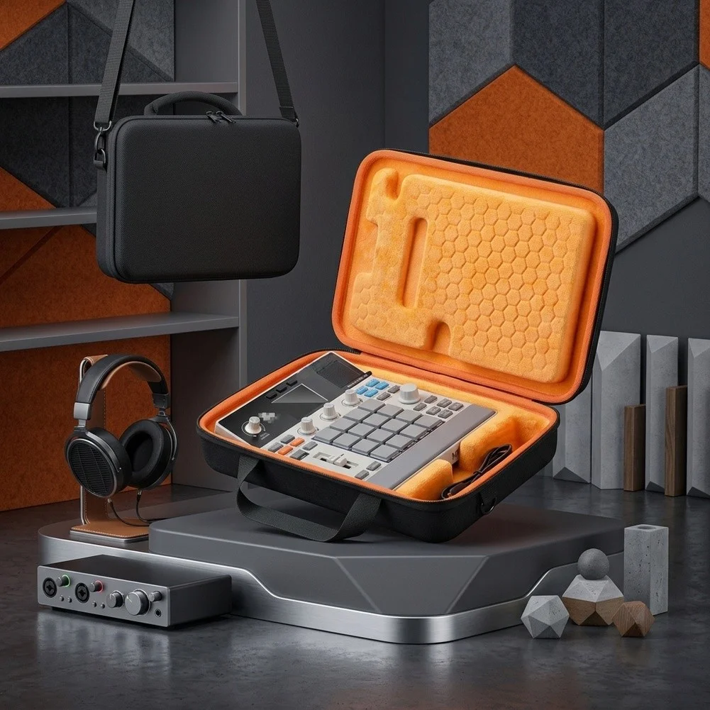 Protective Storage Bag For Professional For MPC Sample Standalone Portable Sampler EVA Hard Shell Carrying Case Accessories
