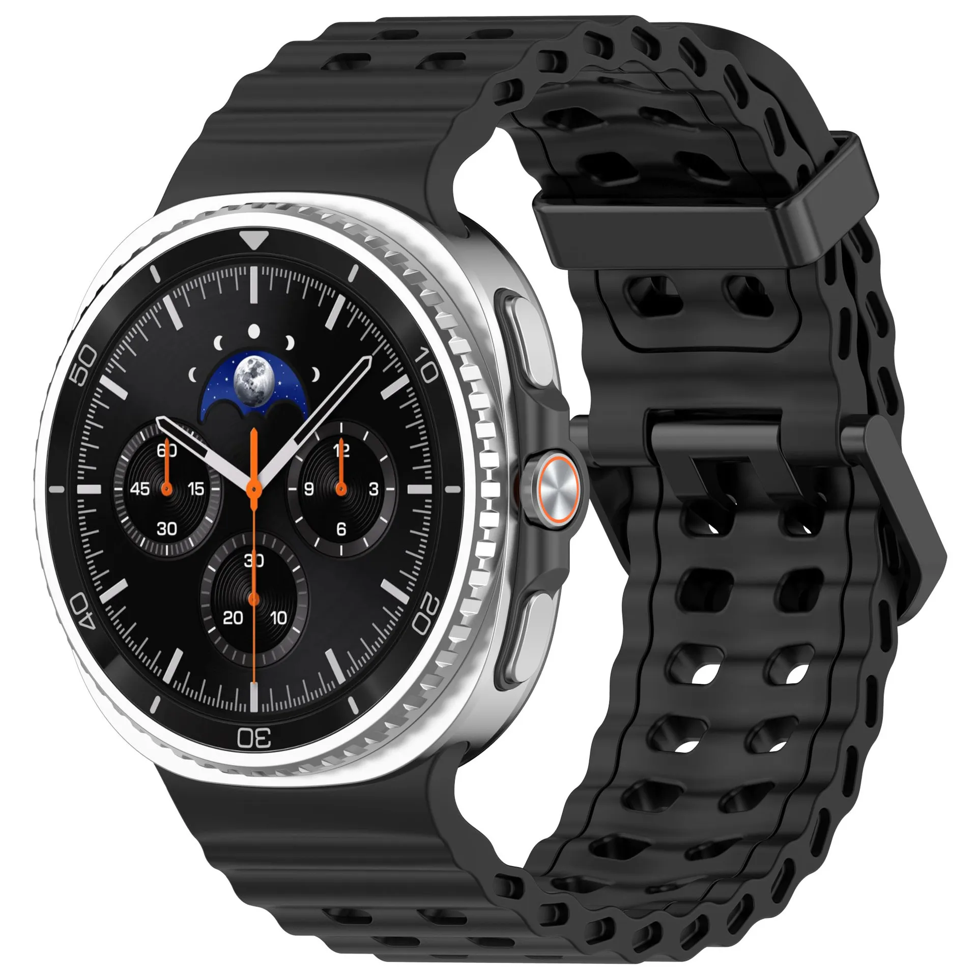 Ocean Band für Samsung Galaxy Watch 8 9 Armband 40 44mm Sport Silikon Armband Correa Pulseira Galaxy Watch 8 Classic 46mm Armband – Detail 1