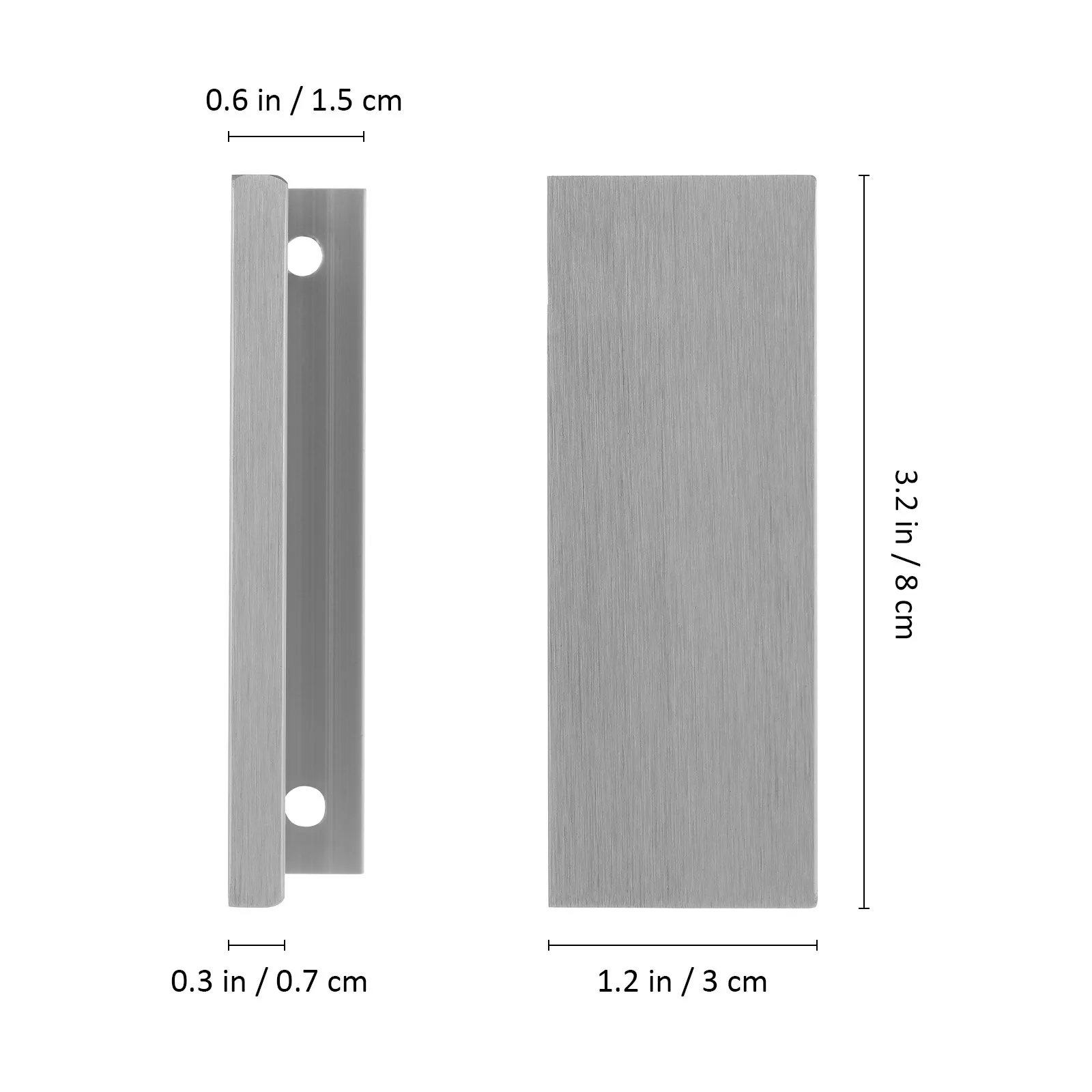 10Pcs Hidden Cabinet Pulls Sleek Aluminum Alloy Edge Finger Drawer Pulls for Kitchen Cabinets Wardrobes Dressers Recessed Door