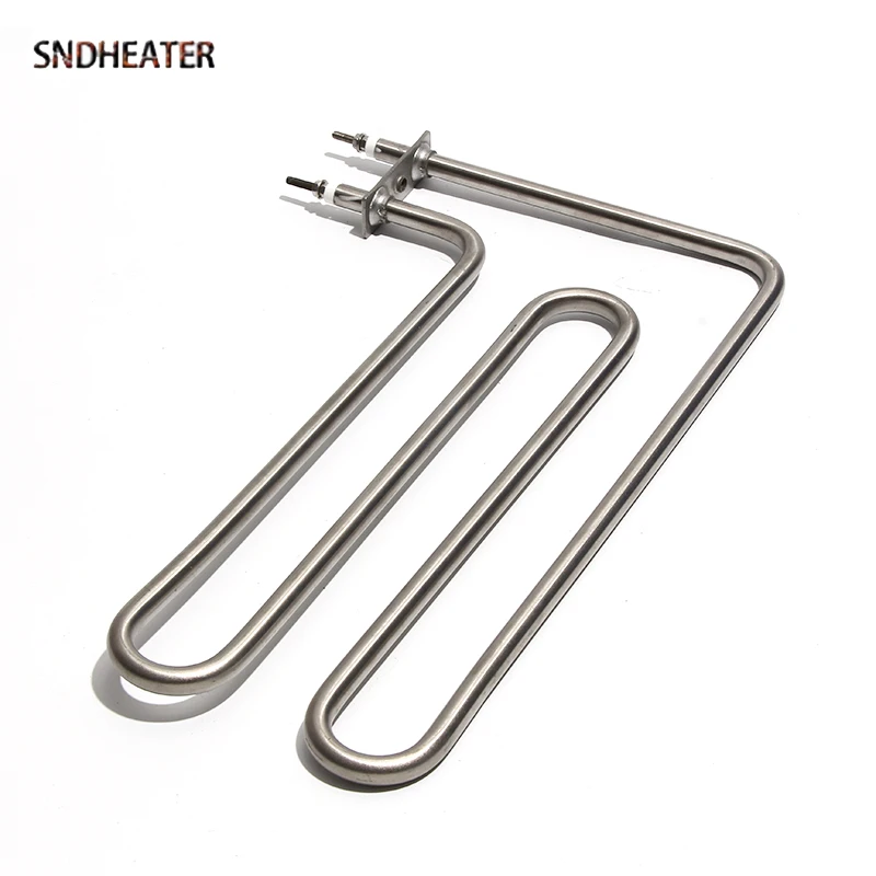 

SNDHEATER 220 В/380 В Нагревательный элемент для печи для сауны 2U Форма 304SS Медная резьба Пробка Лист Нагреватель горячего воздуха Канал 1200 Вт 1500 Вт 35*20 мм