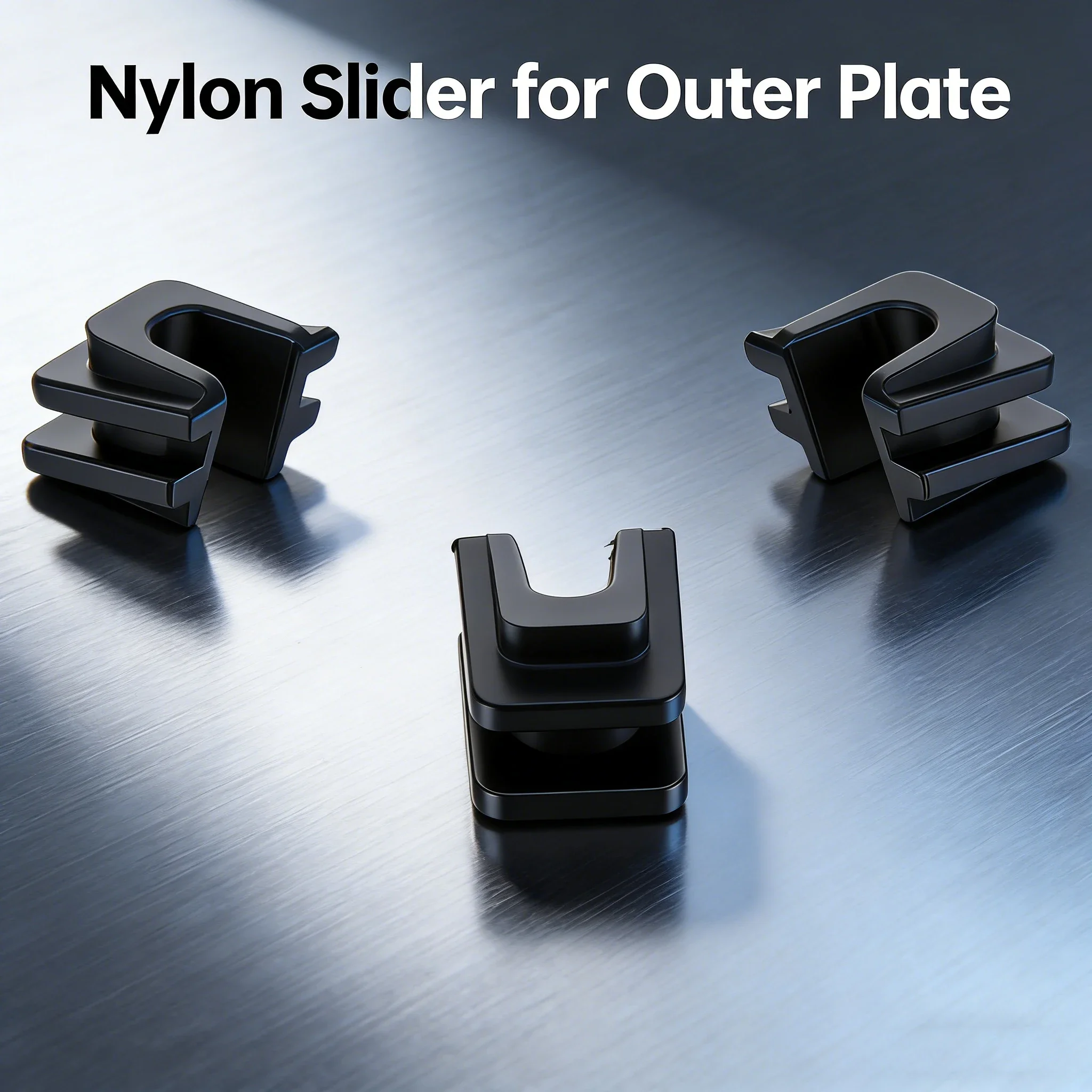 3 Buah Satu Set Slider Nilon Asli untuk Pelat Luar 0GR0-051006 untuk Cocok CF Moto 450cc ATV UTV SSV CF400 5000 UForce ZForce CForce