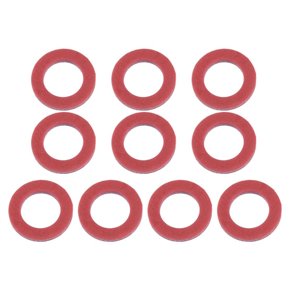 10PC Red Lower Unit Oil Drain Screw Gasket Fit For Yamaha 90430-08020-00 90430-08003 Accessories