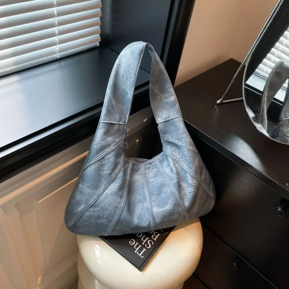 

Casual Shoulder Bag Vintage Hobo Bag Large Capacity Fashionable Tote Bag Minority Design Handbag Underarm Bag Travel