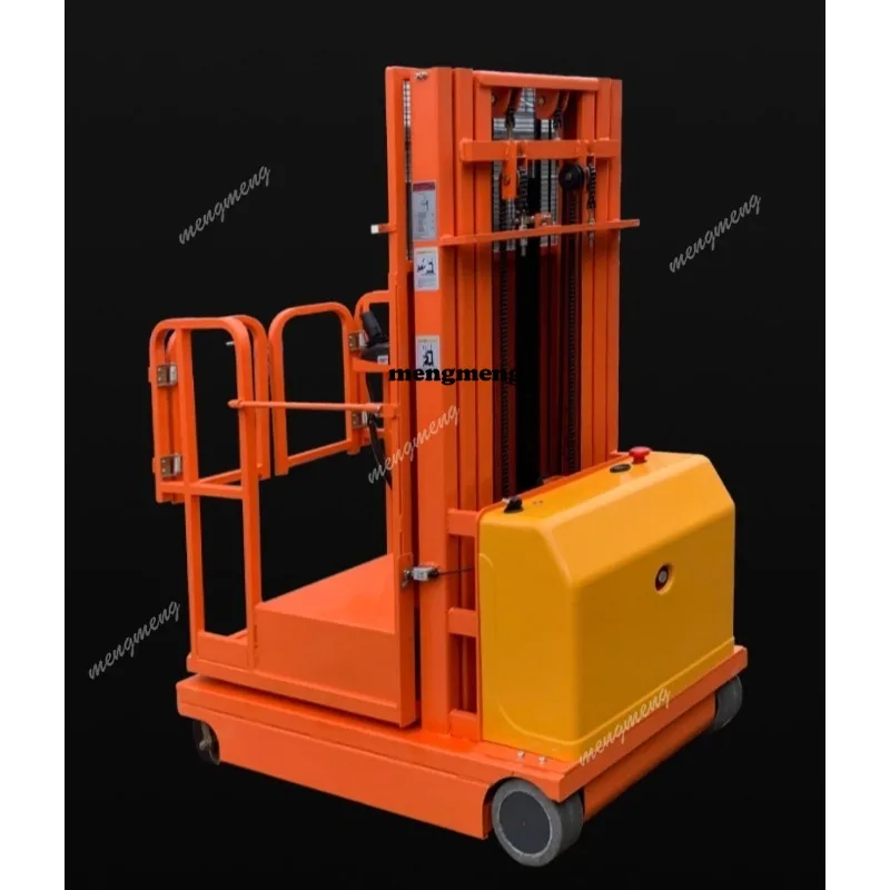 Fully and Semi-electric Aerial Work Platform Warehouse Picking Platform Loading and Unloading Hydraulic Lift