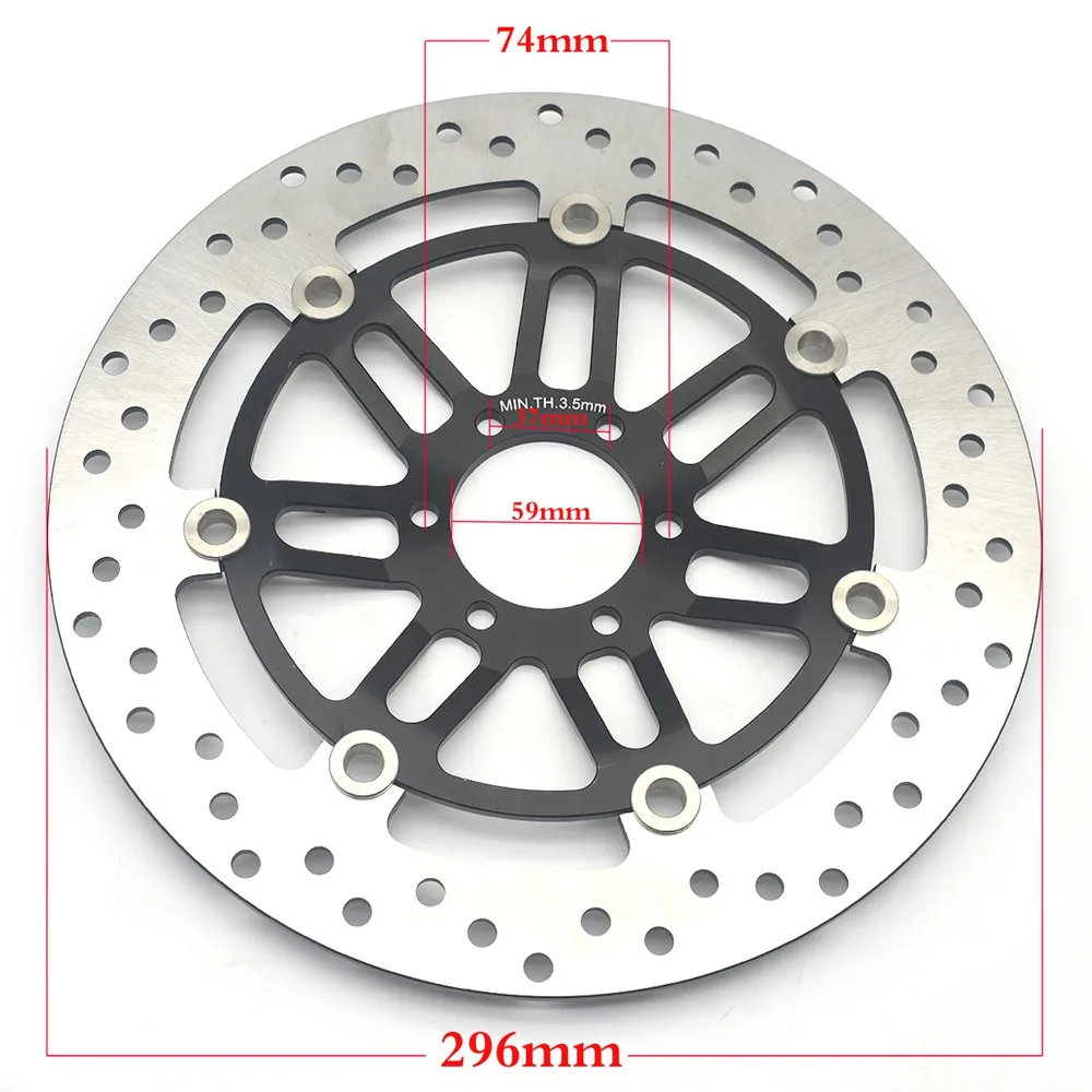 296mm Motorcycle Front Brake Disc Rotor For Honda CB250 Hornet CB 250 1996-2001 VTR250 VTR 250 MC33 1998-2007