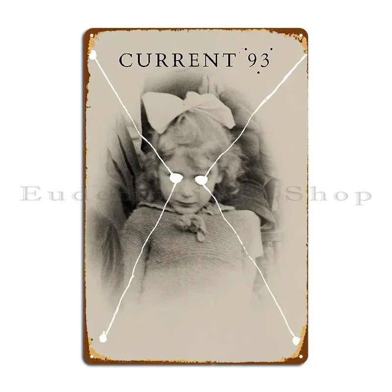 Current Girl Metal Sign Wall Decor Pub Print Club Wall Mural Tin Sign Poster