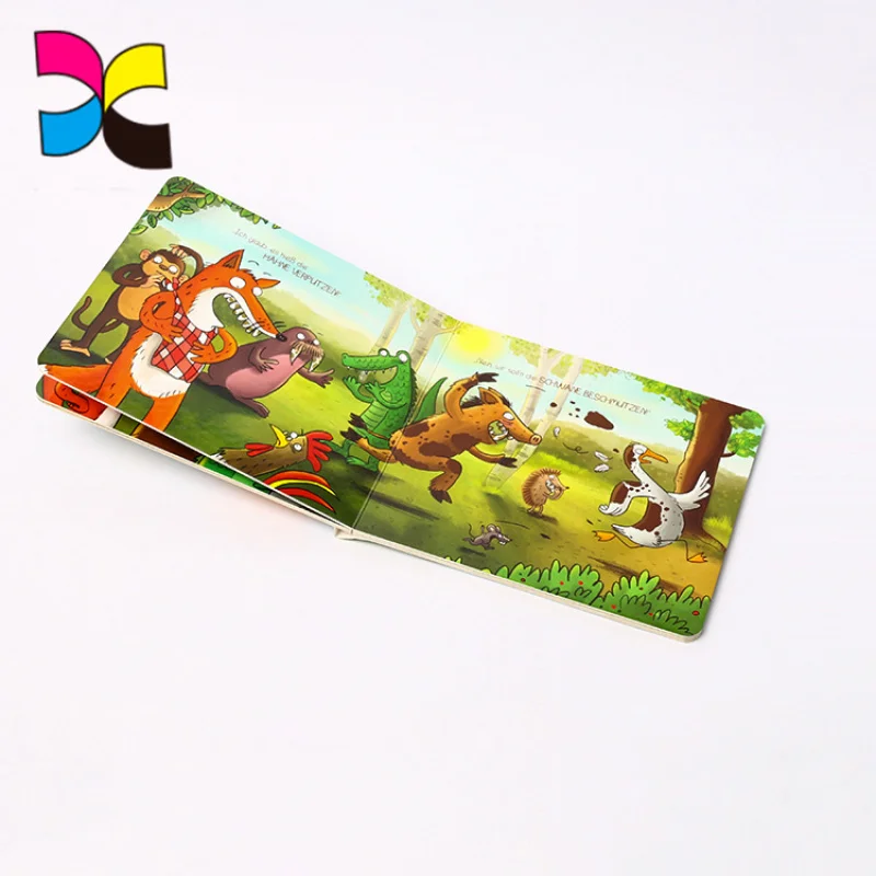 

custom Eco-friendly custom printed children cardboard board book printing on demand