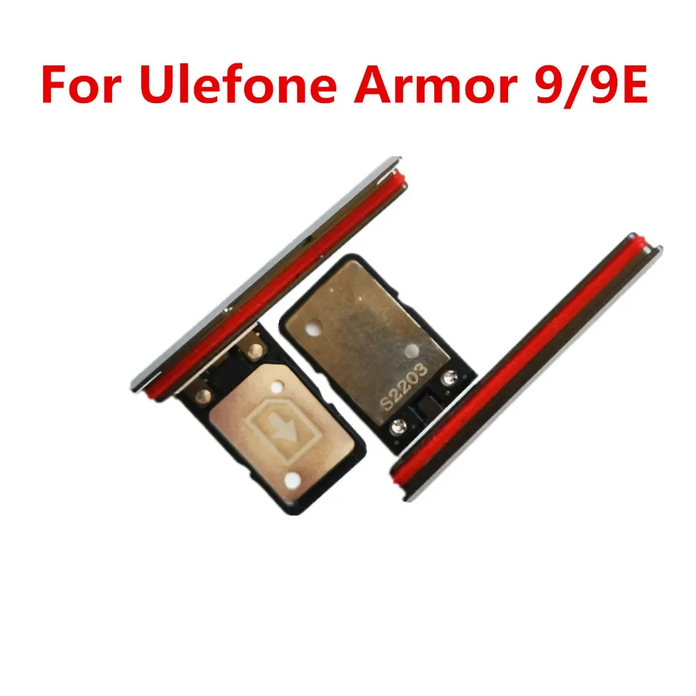 New Original For Ulefone Armor 9 Sim Card Holder Tray Card Slot For Ulefone Armor 9E Smart Cell phone