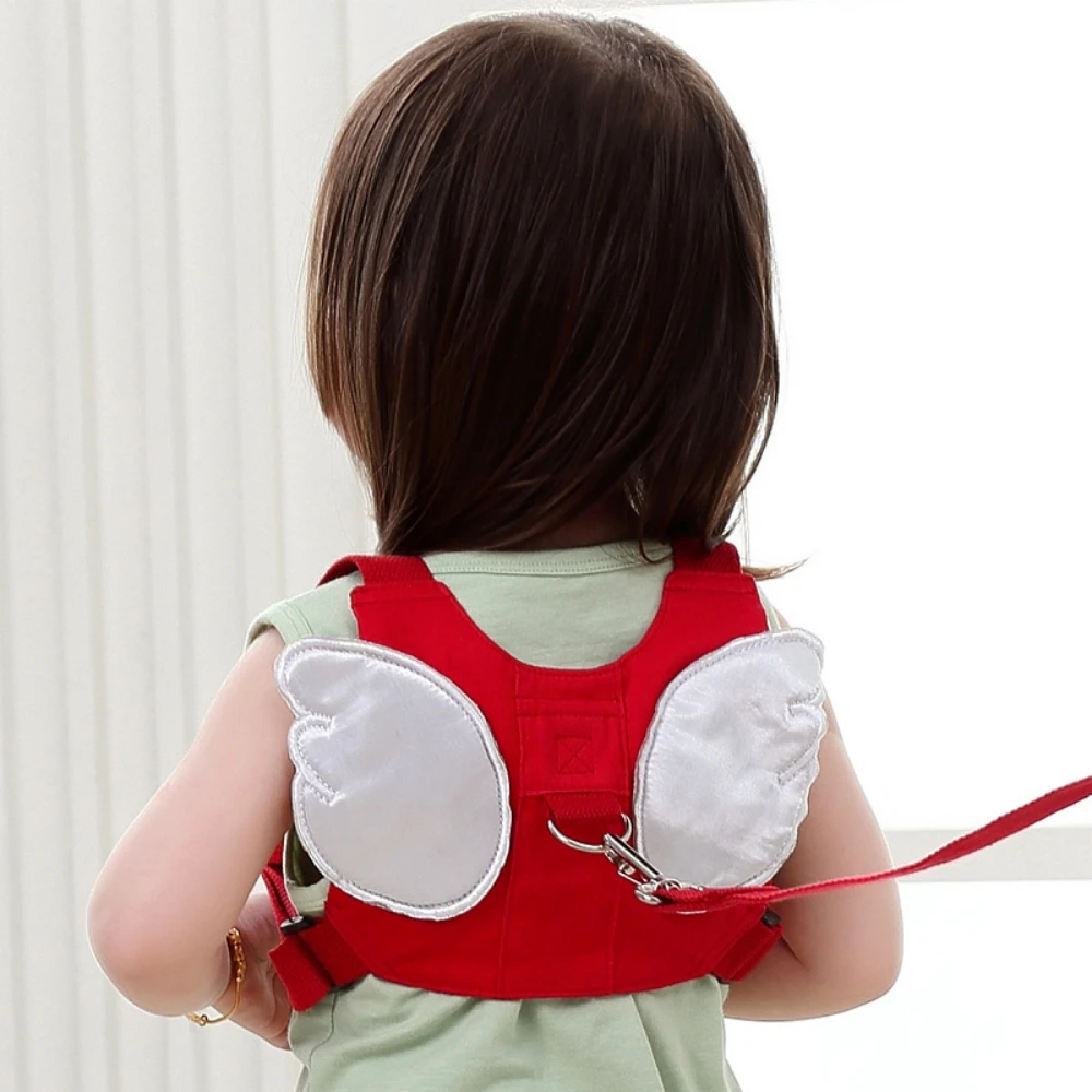 Child Safety Leash Cartoon Protable Breathable Belt Adjustable Angel Wing Toddler Leash Anti Lost Outdoor Baby Walking Harness