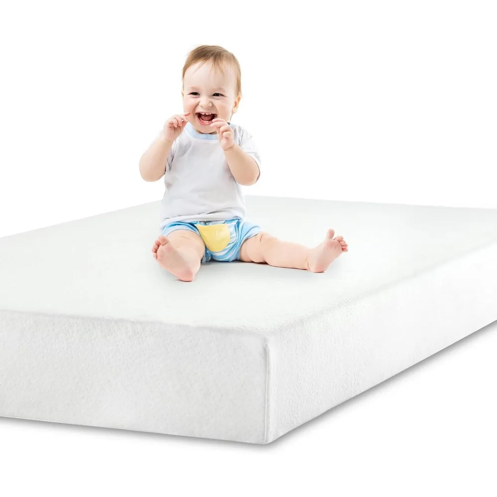 

Dual-Sided Baby and Toddler Mattress with Cool Gel Memory Foam and Removable Cover, Fits Standard Size Cribs and Toddler Bed
