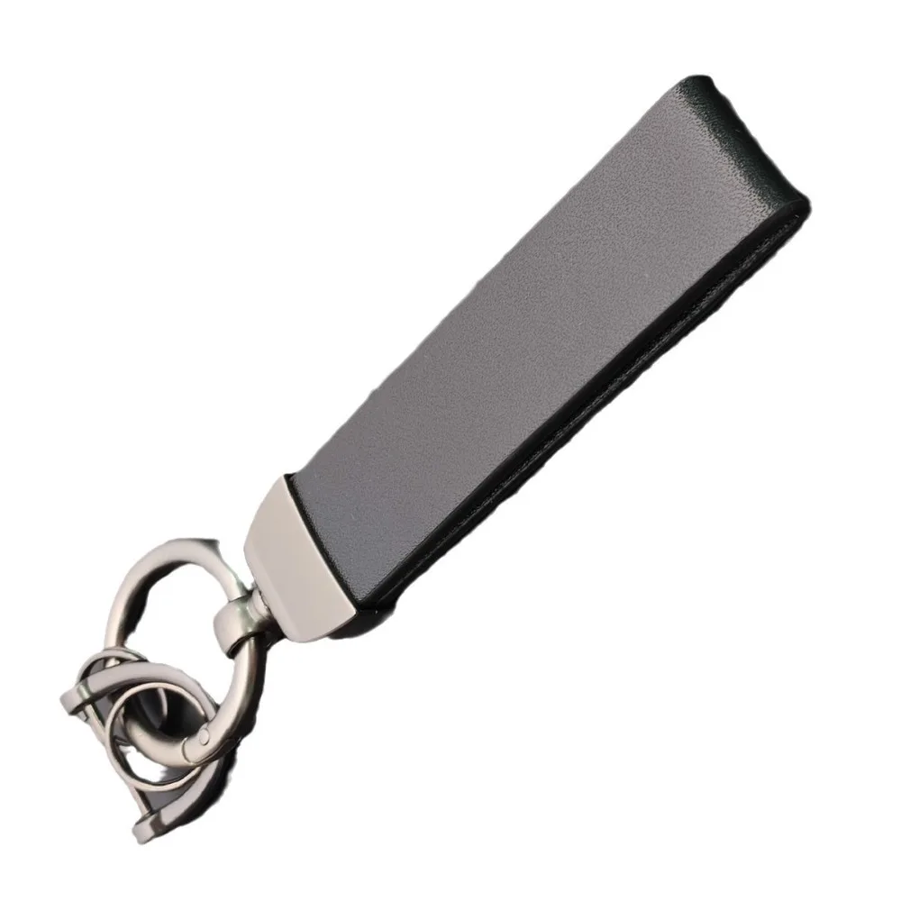 Embossed Custom Keychain Pendant Personalized Key Ring Anti Loss Color Changing Key Chan Ring Leather Printable Car Gift