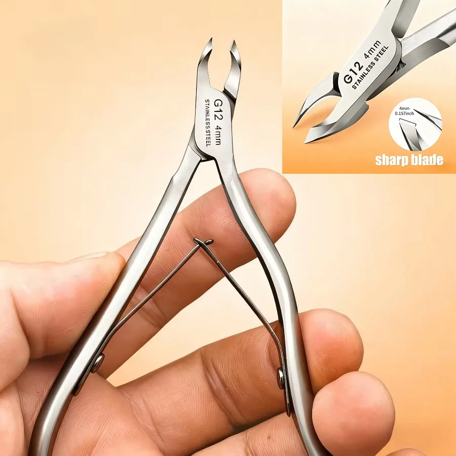 

Professional Cuticle Trimmer Set, Ultra-sharp Dead Skin Shears, Cuticula Remover For Nails And Toenails