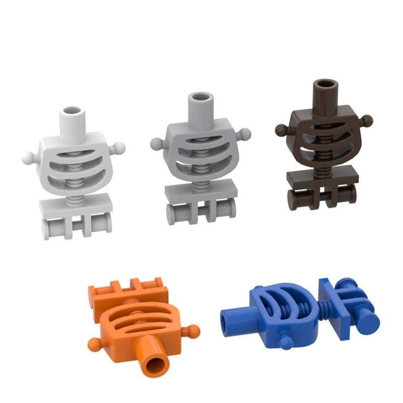 10Pcs MOC Parts 6260 Torso Skeleton Compatible Bricks DIY Assmble Building Blocks Particle Kid Puzzle Brain Toy Gift