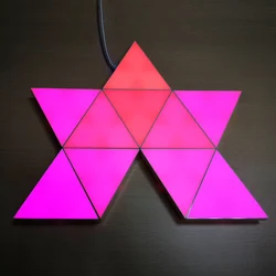 2023 New Designed Triangle Lights Tuya Smart App Controlled Triangle Lamps Modular LED Decorative Panel For Game Room Wall Light