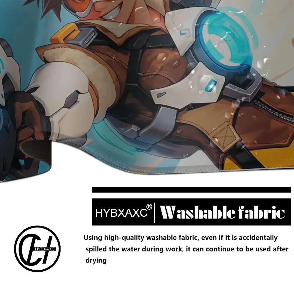 Overwatch Tracker Mouse Pad Cute HD Desk Pad Extended Gaming Keyboard Mats Large 90x40cm XXL Gamer Mousepad