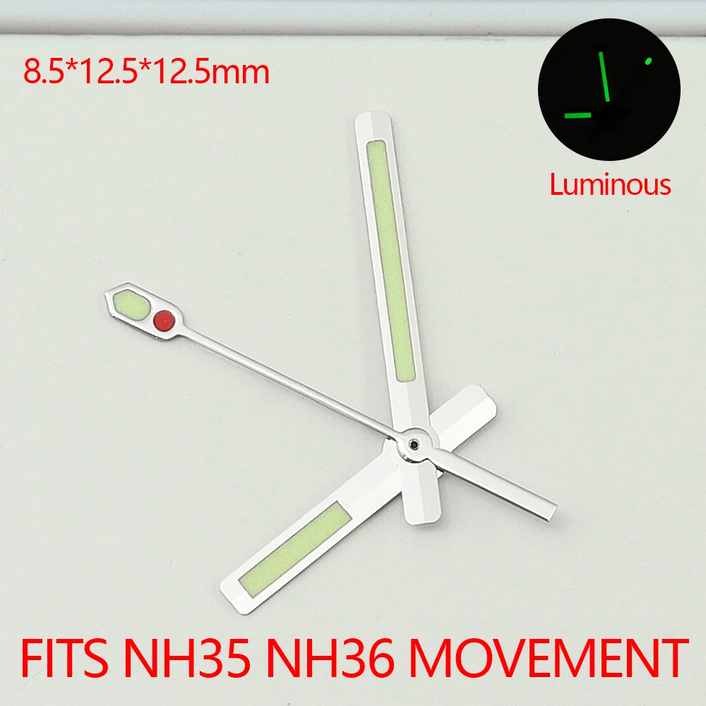 

Watch Hands Green Luminous NH35 Pointer For NH35 NH36 Movement Watch Replacement Modified Abalone Accessories Hands High Quality