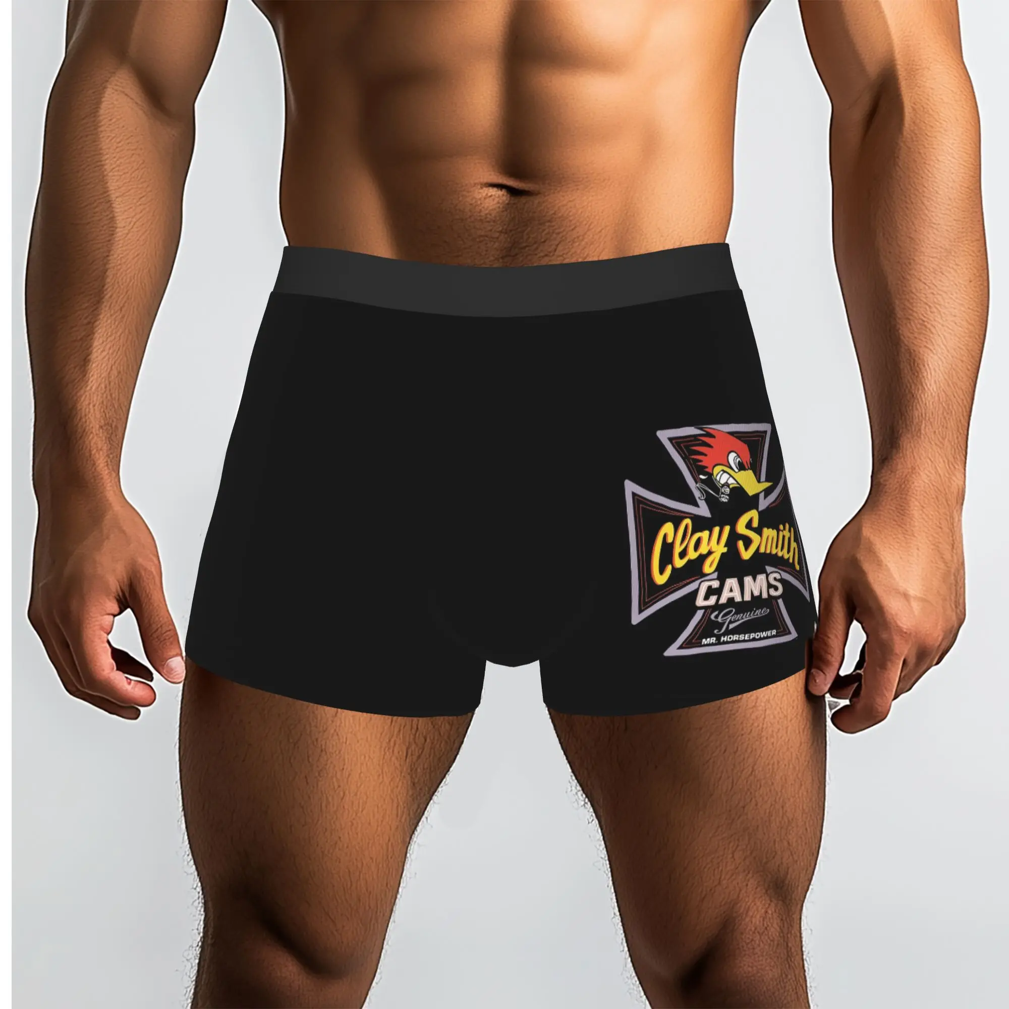 Custom Clay Smith Cams Mr. Horsepower Underwear Men Breathable Made In The USA Boxer Briefs Shorts Panties Soft  For Male