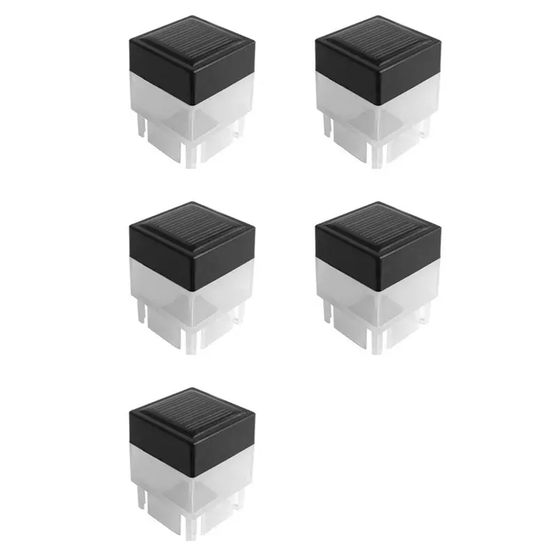 

Солнечный светодиодный светильник Y42A-5X для столбов, на солнечной энергии, для наружного освещения заборов, ворот и садовых дорожек (теплый свет)