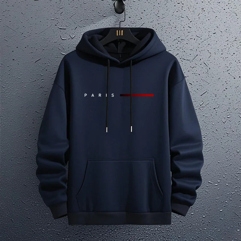 

Parisian fashion hoodie, men's daily casual sports hoodie, men's family outdoor comfortable and fashionable pullover