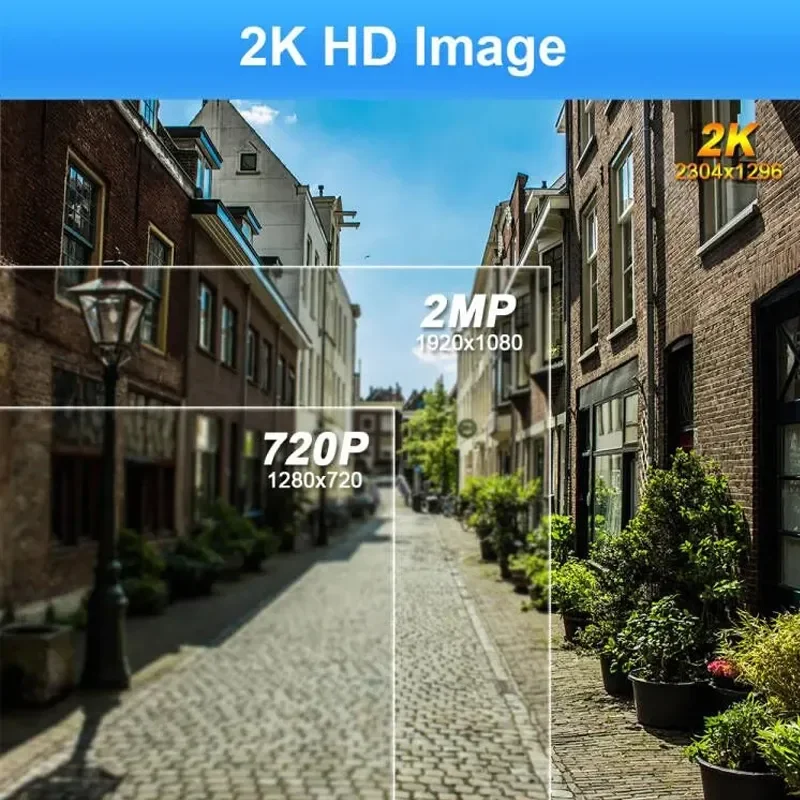 보안 카메라 무선 실외, 2K 3MP 배터리 구동 WiFi 보안 카메라(스포트라이트 사이렌 포함), 양방향 오디오, 방수