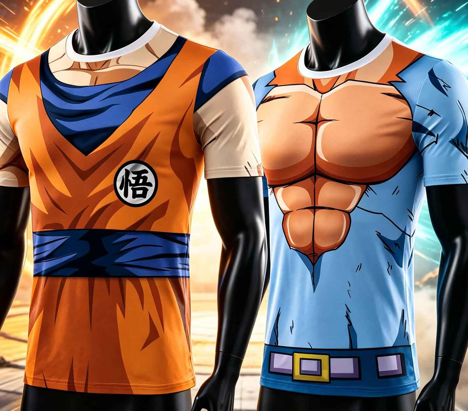 Dragon Ball Vegeta Saiyan Armor Compression T-shirt, Parent Child Anime Role Playing Sports T-shirt, Quick Drying Fitness Sports