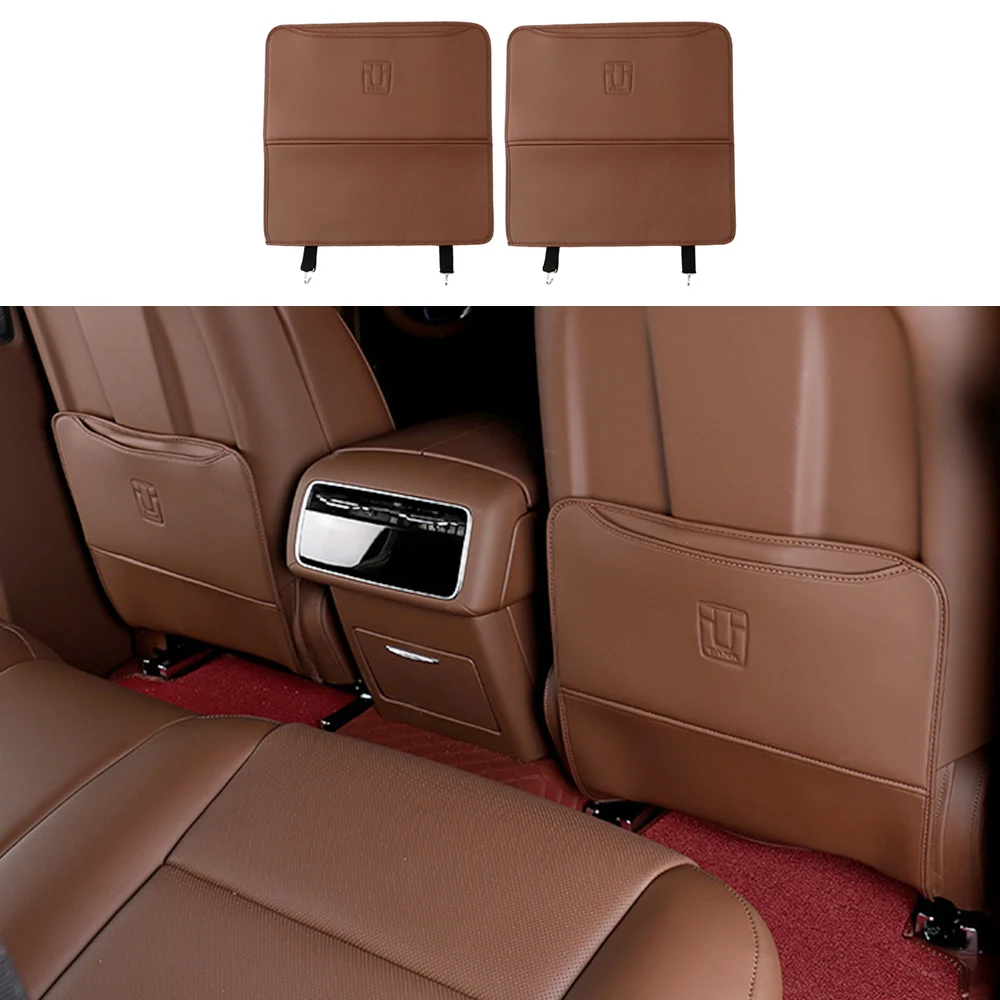 

2 PCS For GWM WEY Tank 700 Seat Anti Kick Pad Leather Protective Pad Interior Upgrade And Modification Accessories