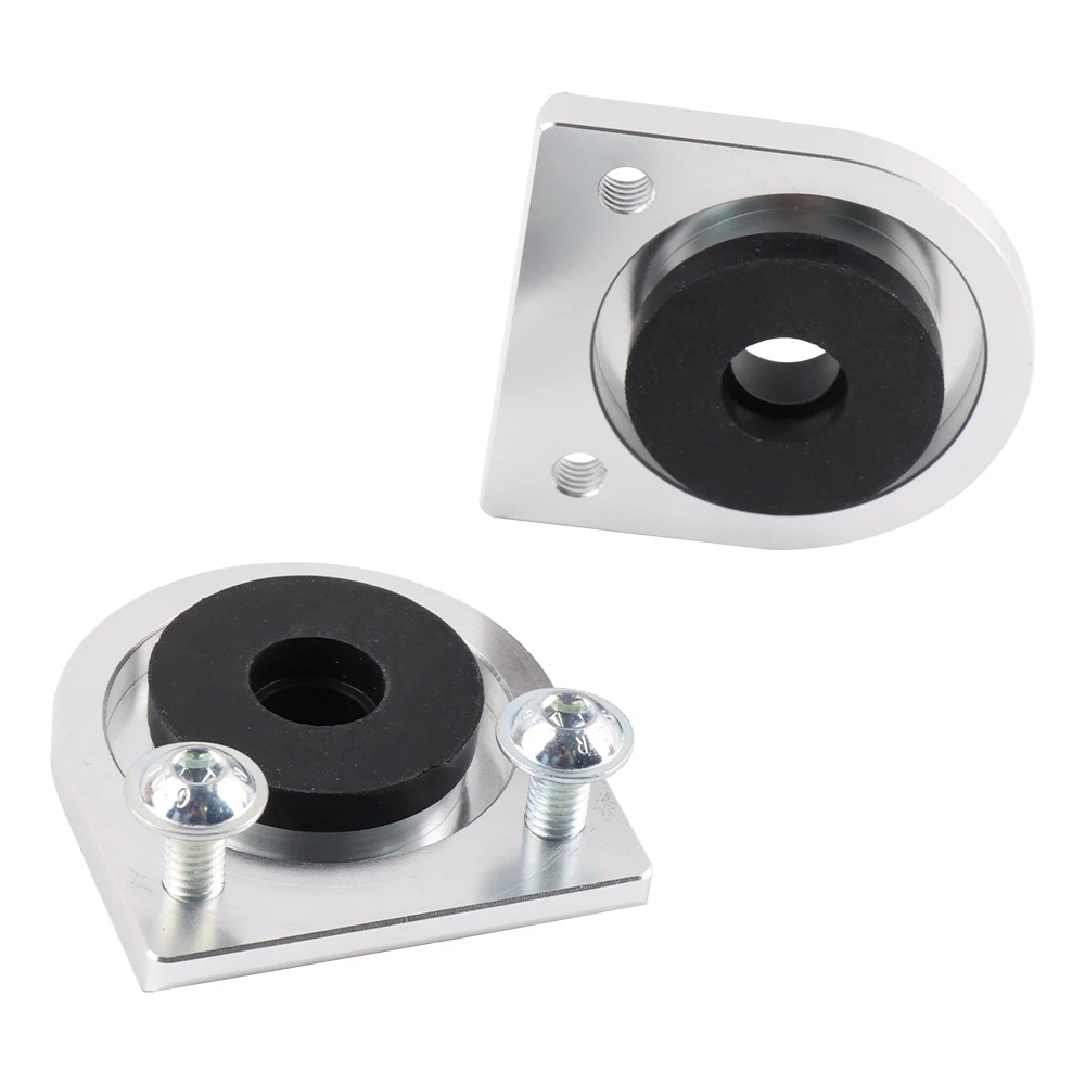 Aluminum Radiator Lower Bracket Relocator w/Low Profile Bushings for Honda upgrade diy accessories